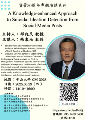 05月29日(四)張東松教授演講圖片